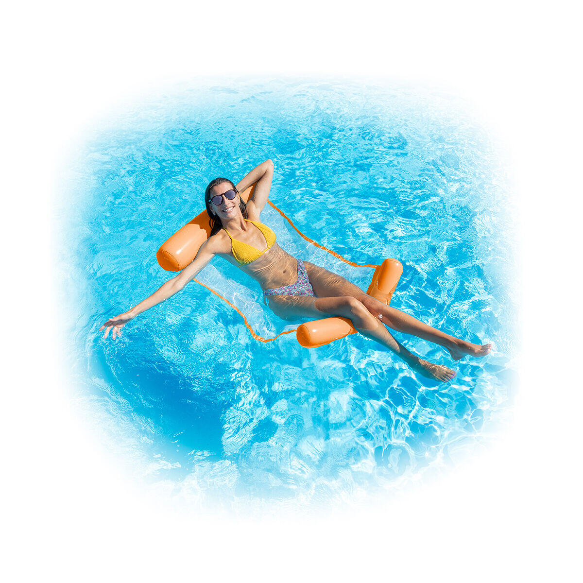 HAMACA DE AGUA FLOTANTE INDIVIDUAL PARA PISCINA PULOK INNOVAGOODS