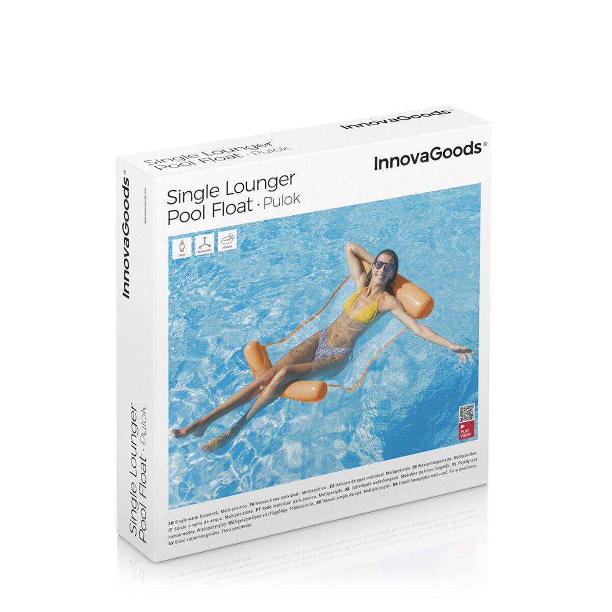HAMACA DE AGUA FLOTANTE INDIVIDUAL PARA PISCINA PULOK INNOVAGOODS