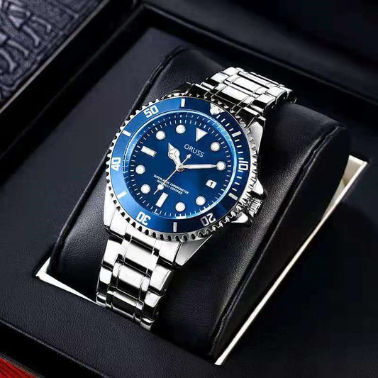 RELOJ AZUL ORUSS 1856