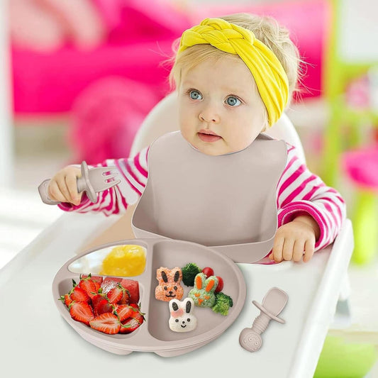 CUBERTERIA DE SILICONA PARA BEBE