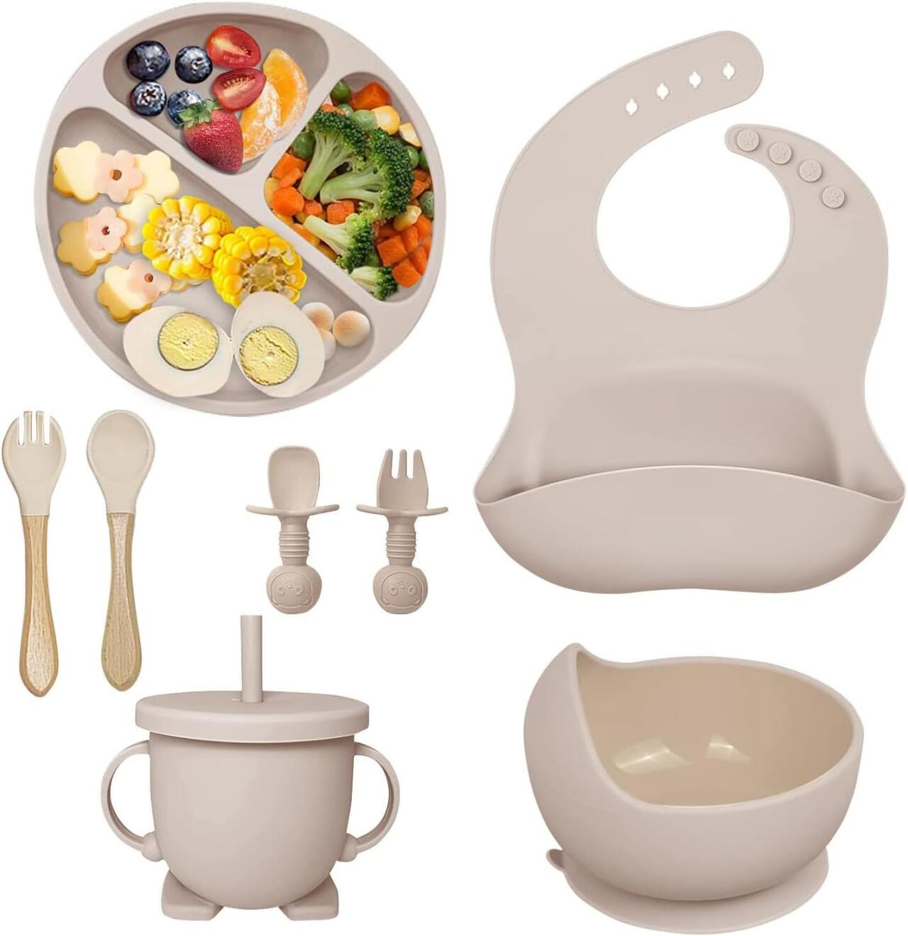 CUBERTERIA DE SILICONA PARA BEBE